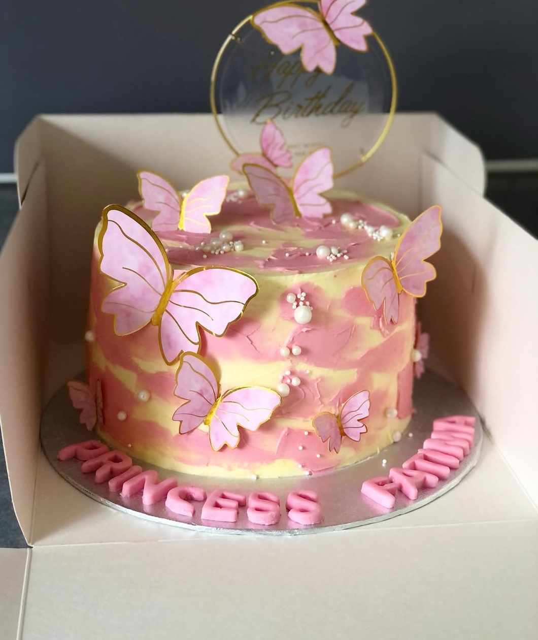 Butterfly Bloom Cake