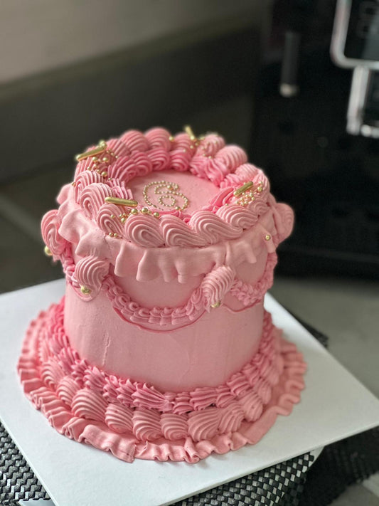 Rosé Elegance Cake