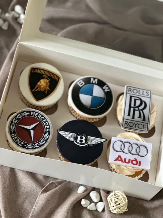 Car Brand Cupcakes