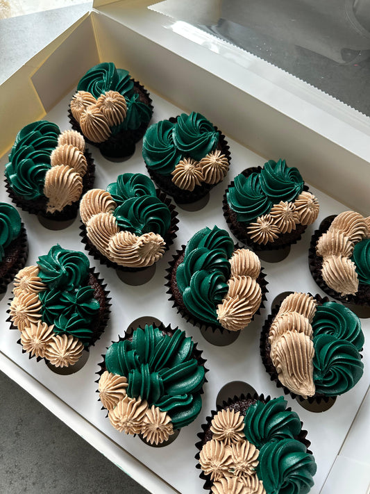 Holiday Evergreen Cupcakes